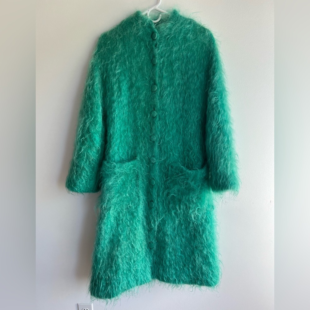 COAT Mohair With Wool Binder UNDER ROYAL PATRONAGE SCOTLAND - Picture 1 of 10